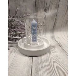 Windlicht aus Raysin mit Glaszylinder