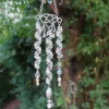 Windspiel Hochzeitsdeko Suncatcher Herz Feng shui celtic handmade Sonnenfänger Geschenk