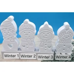 Winter Steckerchen Pastell – Handgemachte Deko zum Sammeln & Verschenken