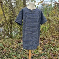Winter Tunika Wolle kariert – Wikinger Stil, für Herren,Toraxacum