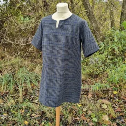 Winter Tunika Wolle kariert – Wikinger Stil, für Herren,Toraxacum