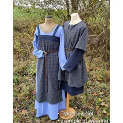 Winter Tunika Wolle kariert – Wikinger Stil, für Herren,Toraxacum