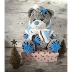 Winterbär Felix – weich, kuschelig und einfach zum Verlieben. Gr. ca. 29 cm.