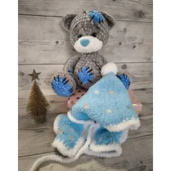 Winterbär Felix – weich, kuschelig und einfach zum Verlieben. Gr. ca. 29 cm.