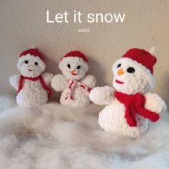 Winterdeko Schneemann 3er-Set