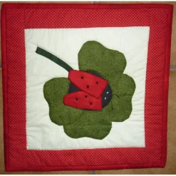 Winterzeit Kleiner Wandbehang mit lustigem Schneemann