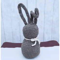 Wohndeko Hase Deko Osterhase Türstopper braun