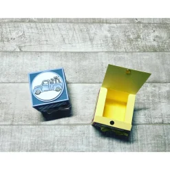 Würfelbox Geschenkbox mit Magnetverschluss zum Geburtstag kleine Geschenkverpackung 7x7 cm