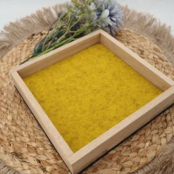 Würfelbrett aus Eiche & Filz – Geräuschdämpfende Würfelunterlage für Brettspiele & Reisen