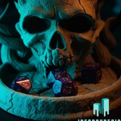 Würfelturm Totenkopf Dämon – Dein episches Dungeons and Dragons Accessoire