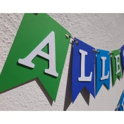 Wunderschöne Girlande Alles Gute in frischen Farben #Ruhestand #Abschied #Geburtstag #Rente #Reise #Umzug #NeuerJob #Kol