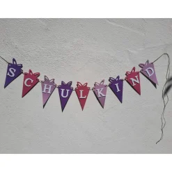 Wunderschöne Girlande zum Schulanfang auf Wunsch personalisiert mit Wunschnamen