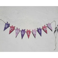 Wunderschöne Girlande zum Schulanfang auf Wunsch personalisiert mit Wunschnamen