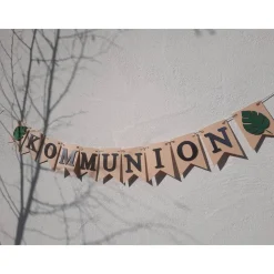 Wunderschöne Girlande zur Kommunion