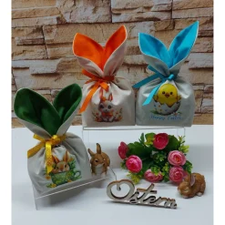 Wunderschöne Ostersäckchen zum Befüllen mit kleinen Überraschungen