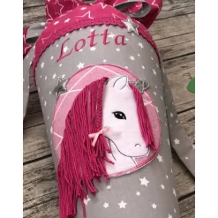 Wunderschöne Schultüte Einhorn mit Name Lotta drauf