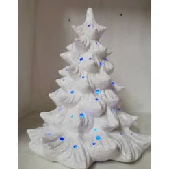 Wunderschöner weisser Keramik Baum