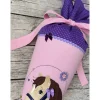 wundervolle Schultüte / Zuckertüte in Lila & Rosa mit Pferd/Pony