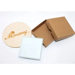 Wunscherfüller aus Filz mit Geldschlitz & Konfetti-Fläschchen - originelles Geldgeschenk in Geschenkbox