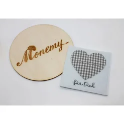 Wunscherfüller mit Herz – handgemachte Geschenkverpackung aus Filz / Geldgeschenk / Gutschein Geschenk