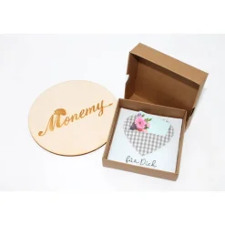 Wunscherfüller mit Herz – handgemachte Geschenkverpackung aus Filz / Geldgeschenk / Gutschein Geschenk