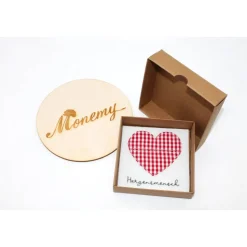 Wunscherfüller mit Herz - handgemachte Geschenkverpackung aus Filz / Geldgeschenk / Gutschein Geschenk