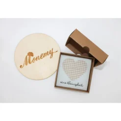 Wunscherfüller mit Herz - handgemachte Geschenkverpackung aus Filz / Geldgeschenk / Gutschein Geschenk