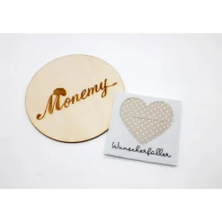 Wunscherfüller mit Herz - handgemachte Geschenkverpackung aus Filz / Geldgeschenk / Gutschein Geschenk