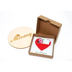 Wunscherfüller mit Herz – handgemachte Geschenkverpackung aus Filz / Geldgeschenk / Gutschein Geschenk
