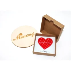 Wunscherfüller mit Herz – handgemachte Geschenkverpackung aus Filz / Geldgeschenk / Gutschein Geschenk