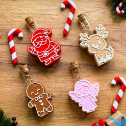 Wunscherfüller mit Reagenzglas & Weihnachtsmotiven -originelle Verpackung für Geldgeschenke zu Weihnachten