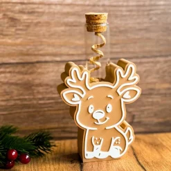 Wunscherfüller mit Reagenzglas & Weihnachtsmotiven -originelle Verpackung für Geldgeschenke zu Weihnachten