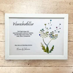 Wunscherfüller Pusteblume, Geldgeschenk für jeden Anlass personalisiert