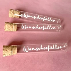 Wunscherfüller Reagenzglas Geldgeschenk