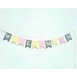 Wunschtext Girlande personalisierte Girlande individueller Text. Namen, Prüfung, Hochzeit, Geburtstag, Baby, Abschied, D