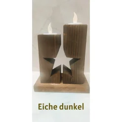 2x Teelicht Weihnachtsdeko
