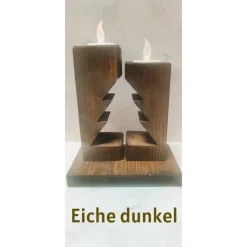 2x Teelicht Weihnachtsdeko