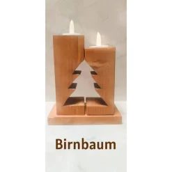 2x Teelicht Weihnachtsdeko