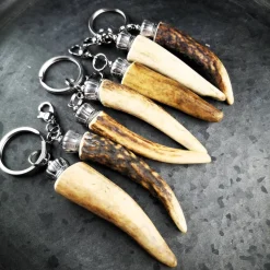 XL- Anhänger für Charivari, Horn, Geweih, Edelstahl, Trachtenschmuck