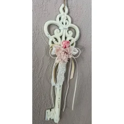 XL Deko Schlüssel mit Trockenblumen zur Hochzeit oder zum Einzug