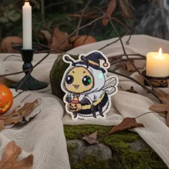 XL Halloween-Sticker „Hummel mit Kostüm“ – Extra großer Vinyl-Sticker