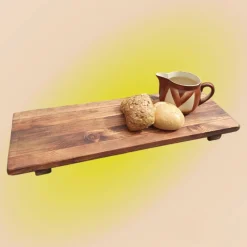 XL Servierbrett aus Massivholz, nachhaltig gefertigte Cuxhavener Planke