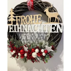 XL Weihnachtlicher Türkranz Weihnachtskranz Weihnachtsdeko