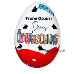 XXL Überraschungsei,Personalisiert/Überraschungsei Geschenk Ostern/Ostereier/XXL Osterei/Osternest /Ü-ei /Osterkörbchen