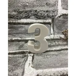 Zahlen | Tischdeko | Geburtstag | Keracraft | ca. 5,5cm hoch |Deko