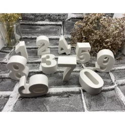 Zahlen | Tischdeko | Geburtstag | Keracraft | ca. 5,5cm hoch |Deko