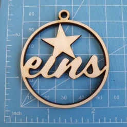 Zahlenanhänger für Adventskalender aus Holz, 28-teilig