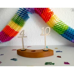 Zahlenstecker für Geburtstagsringe / Geburtstagskränze / Geburtstagsbretter