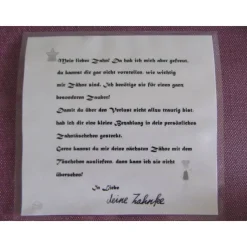 Zahnfee Post - kleines Geschenk mit Zahntasche