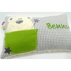 Zahnfeekissen mit Täschchen - Namenskissen Kuschelkissen Kindergartenkissen Geburtsgeschenk